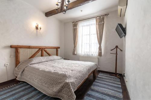 Ένα ή περισσότερα κρεβάτια σε δωμάτιο στο Hotel Selena Family Resort
