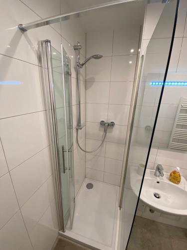 Phòng tắm tại Apartment Hannover