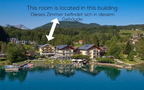 a house is located in this buildingess summer benedict sign in dissent calculator at Hotel Stadler am Attersee in Unterach am Attersee