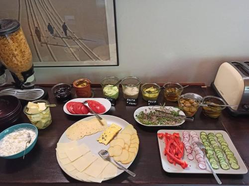 Jídlo v penzionu nebo okolí