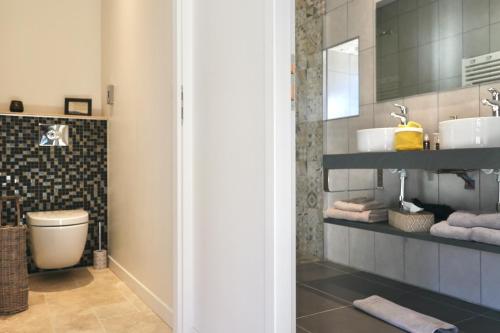 Phòng tắm tại Domaine des Pierres Blanches - Chambres d'Hôtes