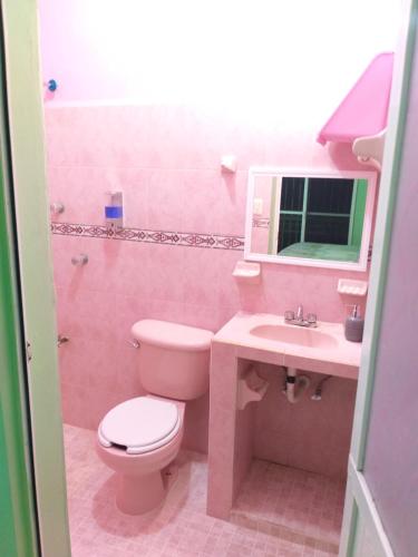 Ett badrum på Casa Bonzay