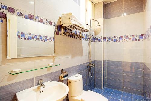 Koupelna v ubytování Mu Yu B&B