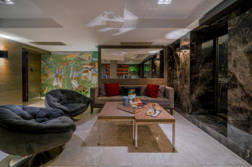 Posezení v ubytování The New Hotel Zeybek