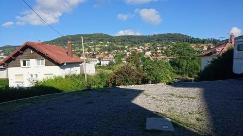 a house on the side of a hill at Appartement Belle Vue in Gérardmer