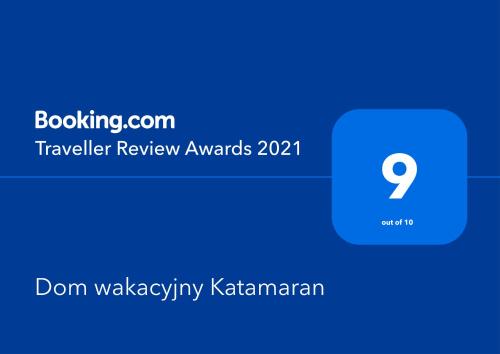 Certifikát, hodnocení, plakát nebo jiný dokument vystavený v ubytování Dom wakacyjny Katamaran