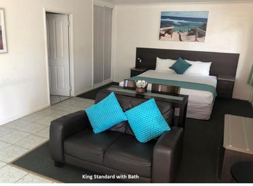 Posezení v ubytování Coral Sands Motel