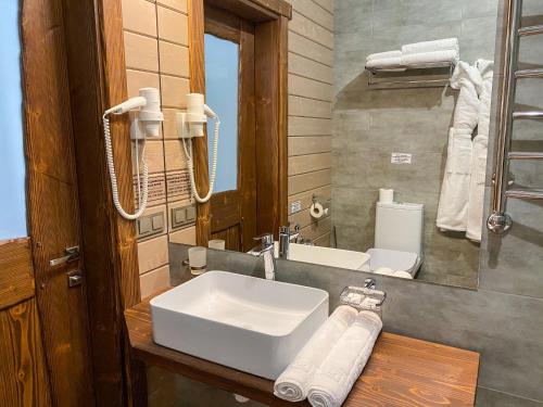 Osonnya Karpaty RESORT MEDICAL & SPAにあるバスルーム