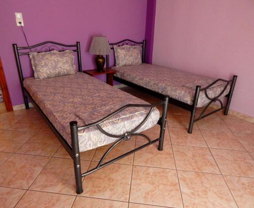 Postel nebo postele na pokoji v ubytování Montagna e mare