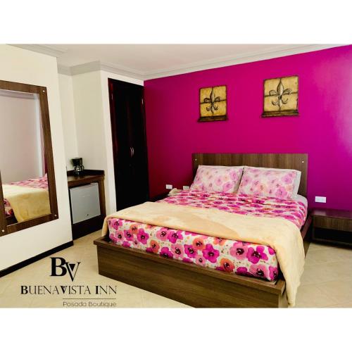 Katil atau katil-katil dalam bilik di BUENAVISTA INN