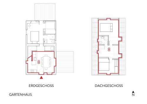 Κάτοψη του Gartenhaus
