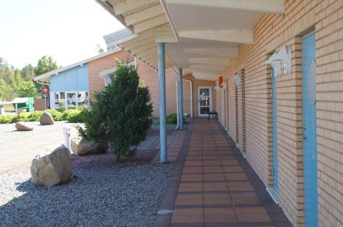 a walkway outside of a building at Rasta Eksjö in Eksjö