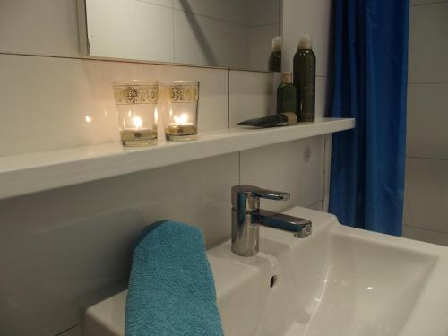 Koupelna v ubytování Vakantiehuis de Kanoet