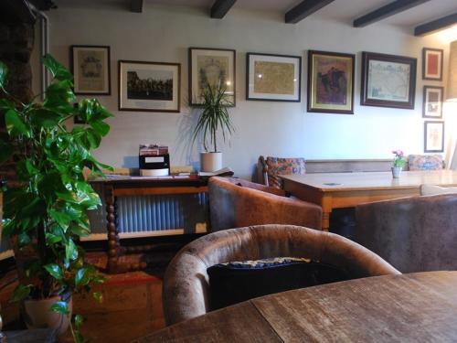 The lobby or reception area at The Foresters Arms