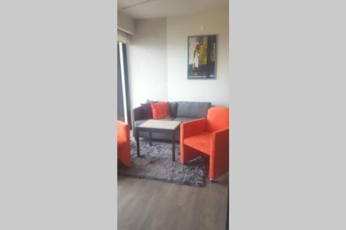 Χώρος καθιστικού στο Departamento de lujo en Queretaro, excelente vista