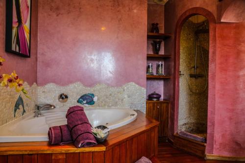 Koupelna v ubytování B&B Val D'azur