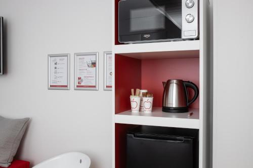 Dapur atau dapur kecil di Omena Hotel Pori