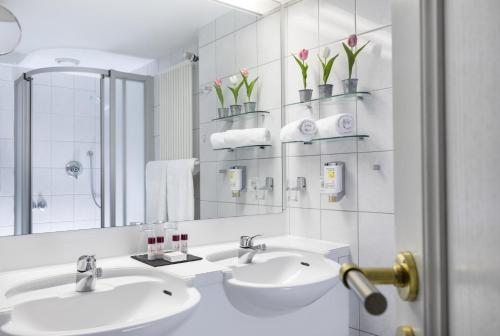Koupelna v ubytování Boutique Hotel 3 Stuben