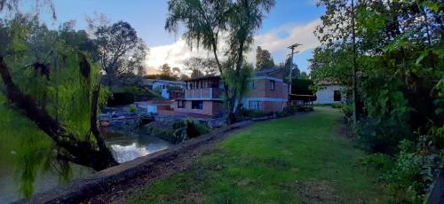 Zahrada ubytování Hacienda Moncora, un lugar hermoso para toda la familia y los amigos