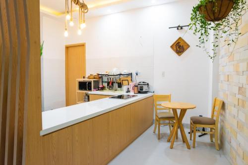 Nhà bếp/bếp nhỏ tại Mộc House Homestay