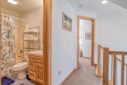 Ένα μπάνιο στο Twin Rocks Hideaway - Meredith Lodging