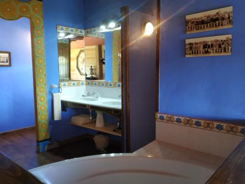 
Een badkamer bij La Casona de la Reina Berta
