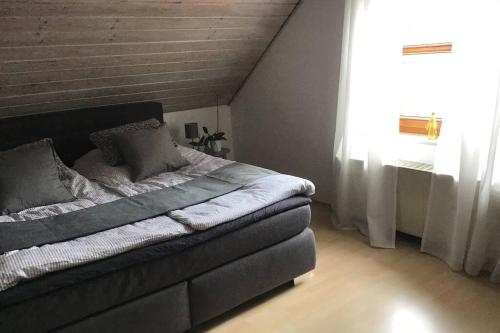 Ліжко або ліжка в номері Ferienwohnung Sauerland