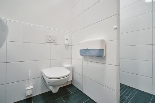Ванная комната в Jugendherberge Oldenburg "DJH Mitgliedschaft erforderlich - membership required"