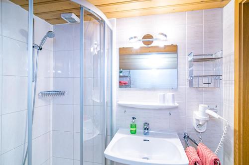 Koupelna v ubytování Ferienhaus Ostara inkl. Chiemgaukarte