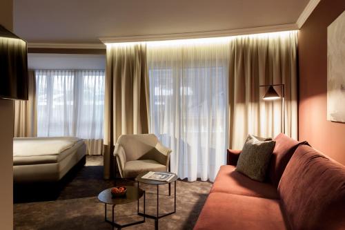 אזור ישיבה ב-ERIKA Boutiquehotel Kitzbühel