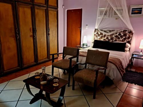 Zona de estar de Walkerbay Accommodation