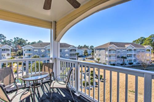 Condo with Pool and Golf Course View, Less Than 2 Mi to Beach!
