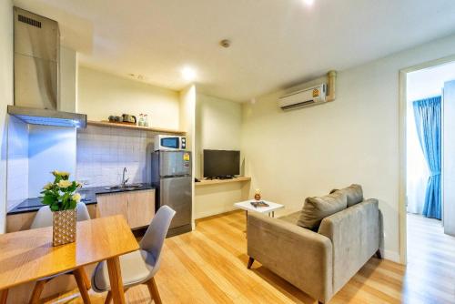 Η κουζίνα ή μικρή κουζίνα στο Paeva Luxury Serviced Residence SHA