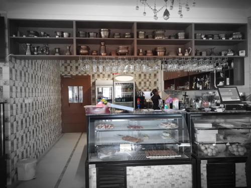 Lounge nebo bar v ubytování Sultan Mehmet Pensiune & Restaurant