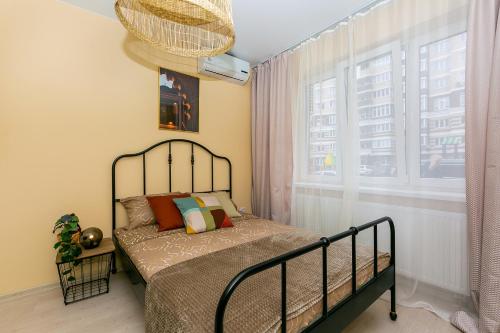 Voodi või voodid majutusasutuse ARRIVAL- Дизайнерские апартаменты рядом с ТЦ Красная Площадь toas