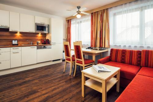 Cuisine ou kitchenette dans l'établissement Die Reblaus