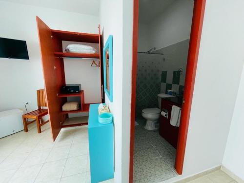 Koupelna v ubytování Habitación Amanecer Turquesa #5