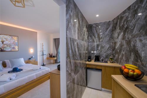 Dapur atau dapur kecil di Lilium Luxury Suites