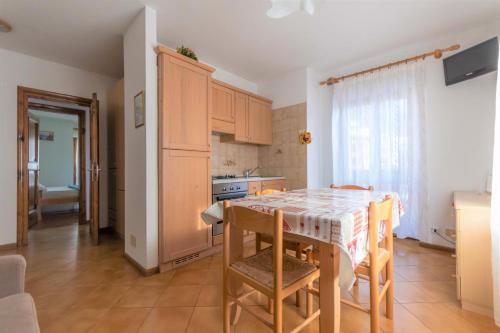 Cuisine ou kitchenette dans l'établissement Casa Falcade