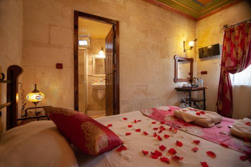 Letto o letti in una camera di Center Cave House
