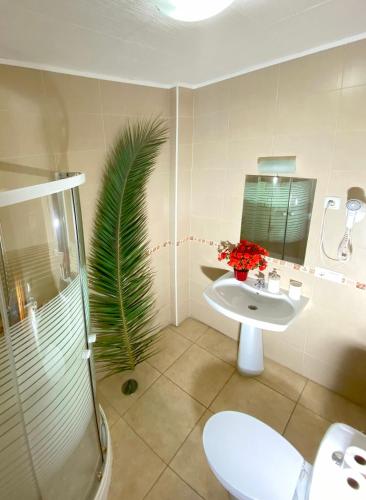 Koupelna v ubytování Hostal Azahara