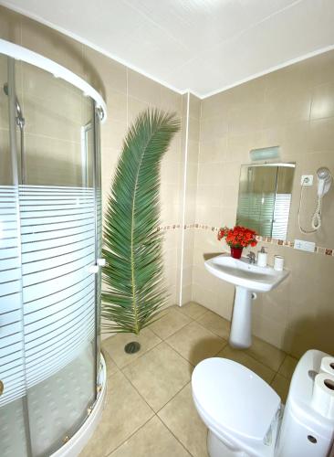 Koupelna v ubytování Hostal Azahara