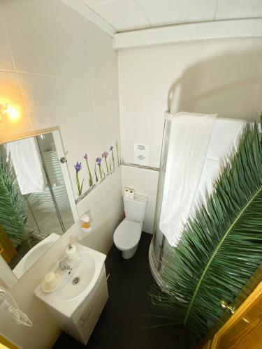 Koupelna v ubytování Hostal Azahara