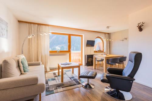 Χώρος καθιστικού στο Alpin Resort Austria