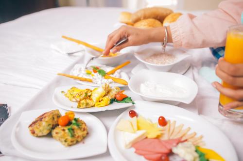 Mad på kroen eller i nærheden