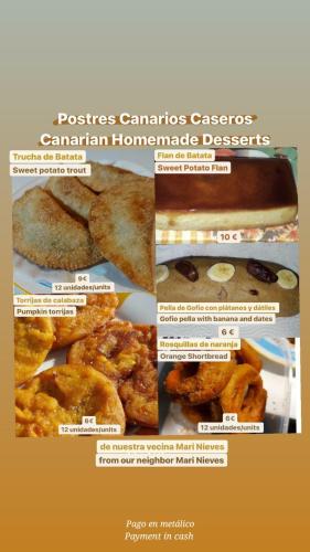 a collage of pictures of different food items at ALOELUX VILLA ! - Private Villa with Jacuzzi, cinema ,massage ,wonderful view, art desing villa in Conil