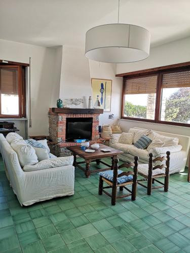 Χώρος καθιστικού στο Villa Mimmi