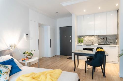 Kuchyň nebo kuchyňský kout v ubytování Dream4You Apartments