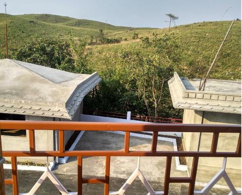 a view from the balcony of a house at Sulawado Resort in Cherrapunji
