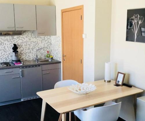 Кухня или мини-кухня в Apartments Business Flats Brussels Airport

